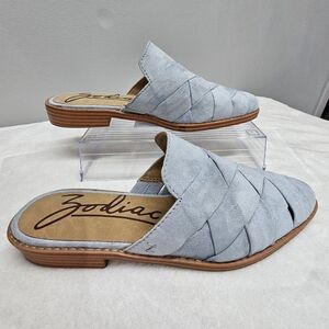 ZODIAC Women's HENDRIX Mule Light Blue Slip-On Shoes Sz 7.5 NEW!